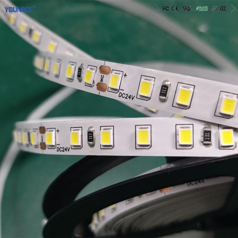 10m/Roll 120LED/M DC12V SMD2835 CE FCC MOQ10000m Flexible LED Strip