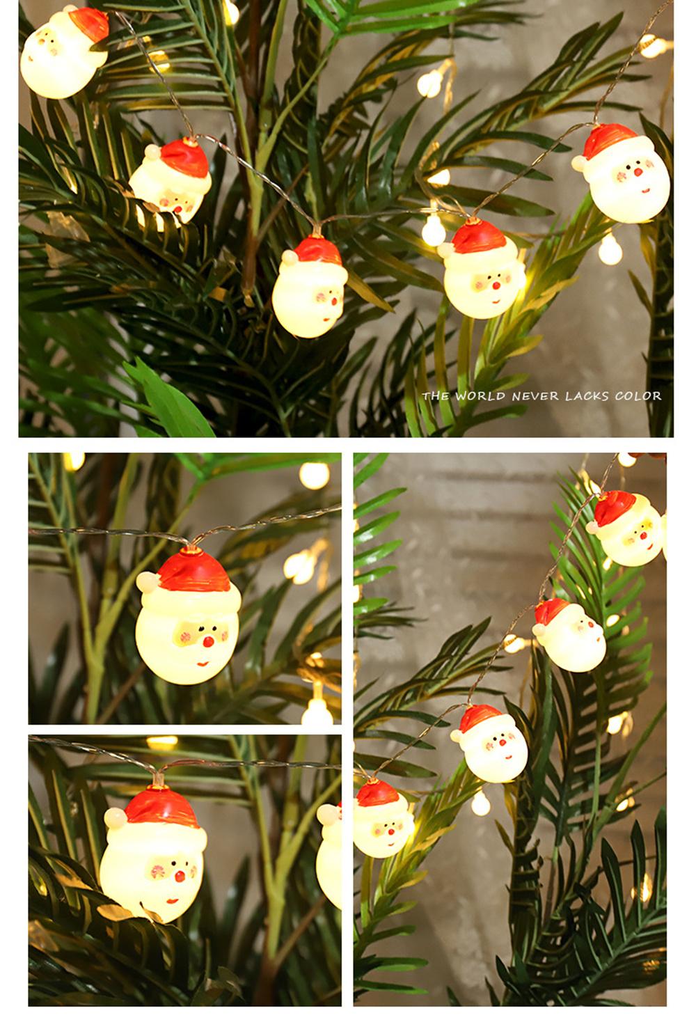 2022 New Year LED Christmas Decoration Holiday Santa Claus Lights