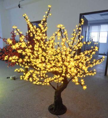 Yaye 18 Hot Sell 2 Years Warranty Waterproof IP65 Yellow LED Cherry Tree/AC24/AC110-265V Outdoor LED Tree Light