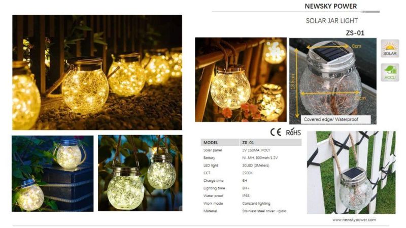 20/100/200 LED Indoor/Outdoor 8 Modes Copper Wire Solar Fairy Lights String Lights for Garden Party Wedding