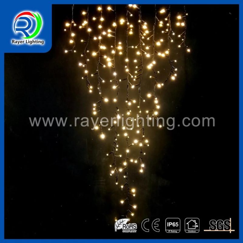 Outdoor Shopping Mall Commercial Decorations LED Icicle Lights