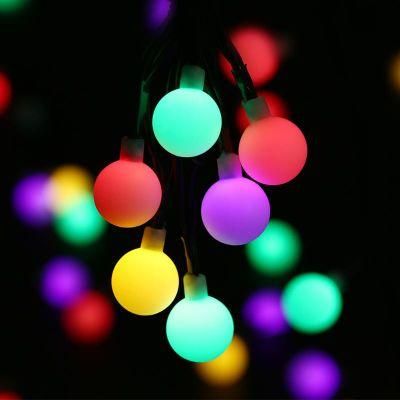 RGB LED Globe Ball String Lights for Party Christmas Decoration