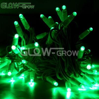 Green Light Chain Christmas Outdoor LED String Lights for Wedding Garden Party Home Curtain Decoration