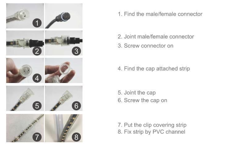 Portable Temporary Light with Powerful LED for Construction Sites and Rental Companies Building 15m Kit