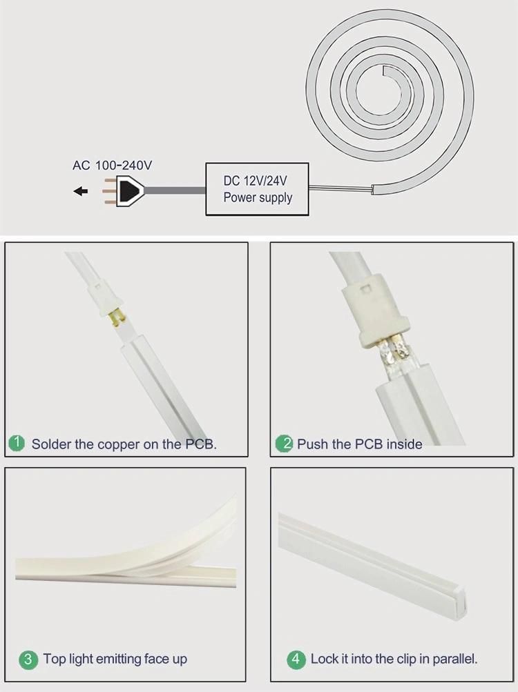 Custom Made LED Neon Flex Strip for Neon Commercial Sign Lighting