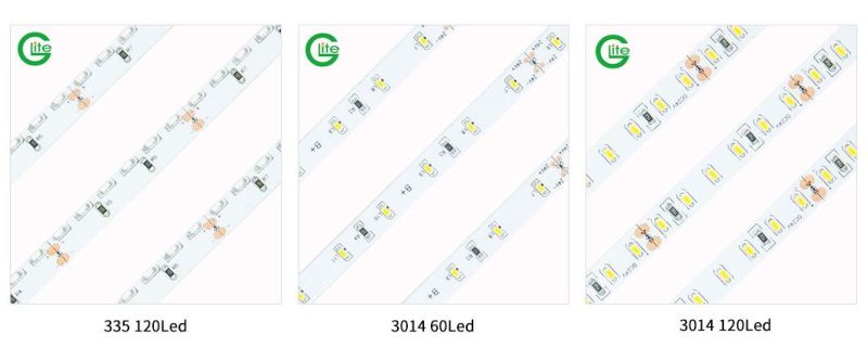 5m SMD3014 240LED/M LED Strip 6-8lm Strip Light with CE/RoHS Certificate