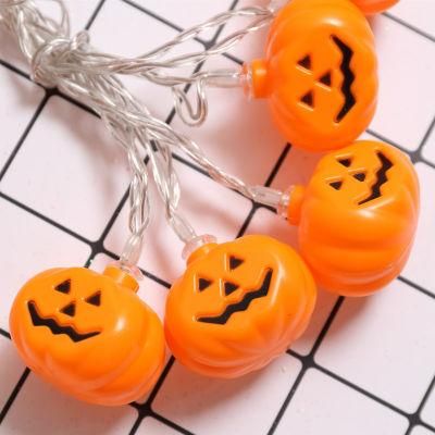 Halloween String Light Decoration Battery Powered Pumpkin Shaped LED String Light