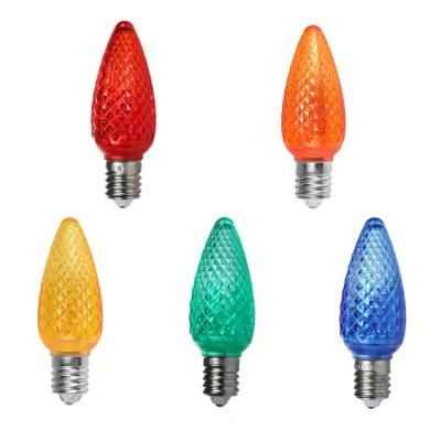 Christmas Decorative Strawberry C9 Faceted LED Light Bulb