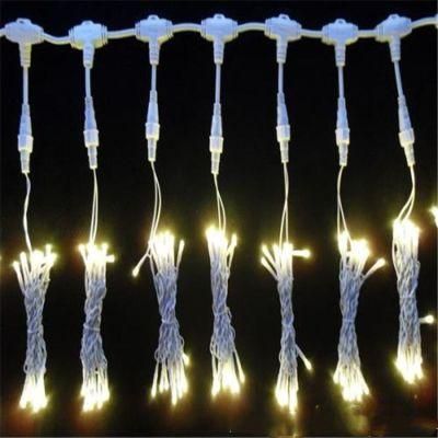 Christmas Wedding Lights Icicle High Power LED Mini Party String Light Waterfall Curtain