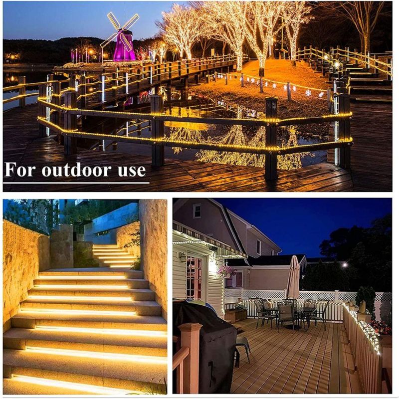 Factory Direct High Quality LED Strip Lights RGB Strip Light Kit Waterproof 5050 LED Holiday Light