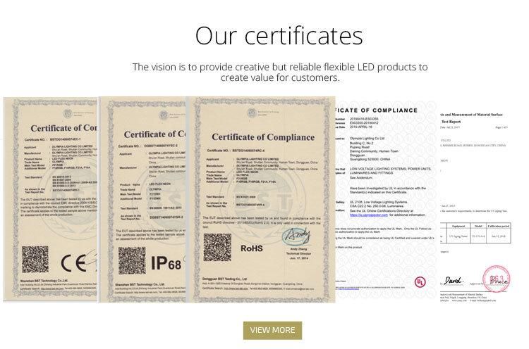 Lower Power Consumption LED Strip Light with Ce Certificate