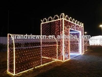 LED Motif Castle Decoration Lights for Kuwait Feb National Day