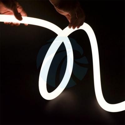 CE / RoHS / UL Listed 22mm / 25mm / 30mm / 40mm 24V DC 360 Degree Emitting Silicone Round LED Neon Flex