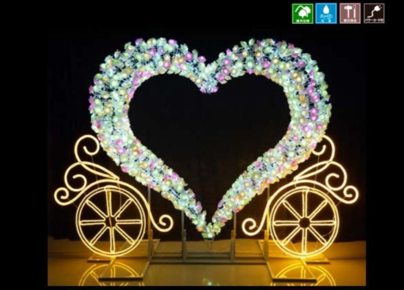 LED Motif Light -Heart Light