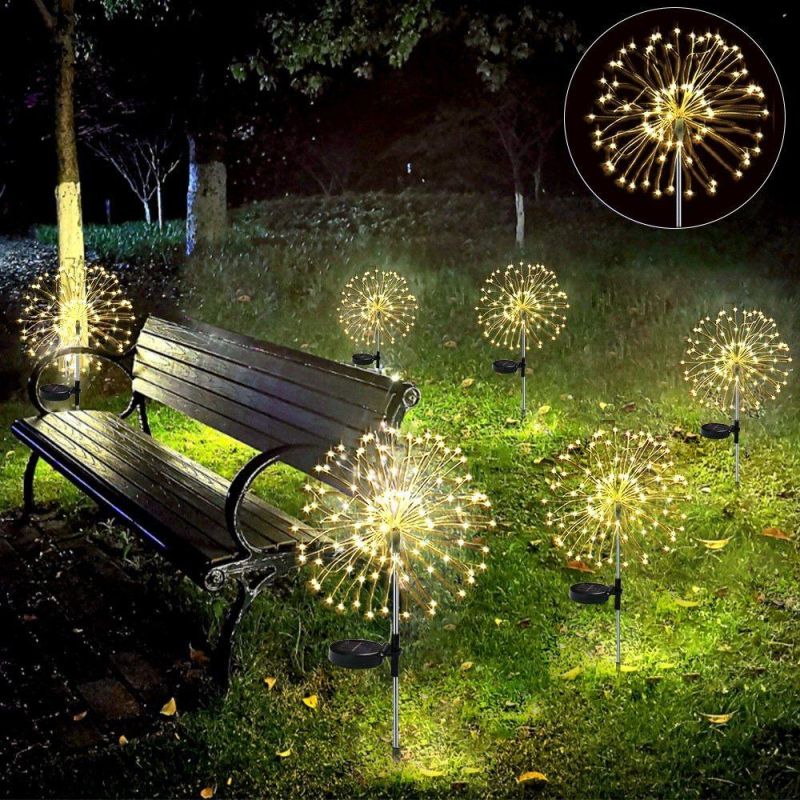 Solar LED Lightgarden Yard Backyard Patio Trees Lighting Decorations Christmas New Year