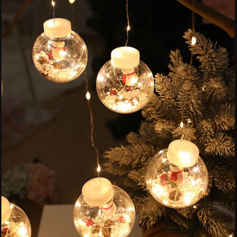 Christmas Curtain String Light Ball LED Wishing Ball Festival Decoration