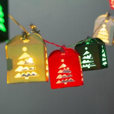 3D Paper Gift Box Christmas LED Fairy String Light for Holiday Christmas Tree Home Decor