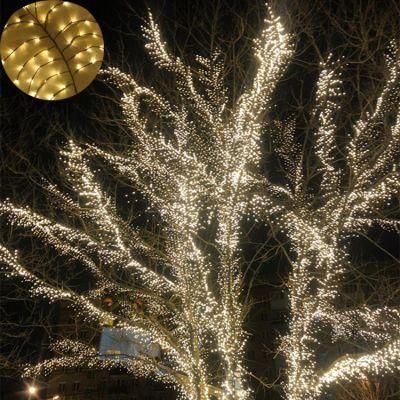 Outdoor Street Tree Light Decoration Smart Christmas Wrapped Tree Lighted Branches Lighted Trees