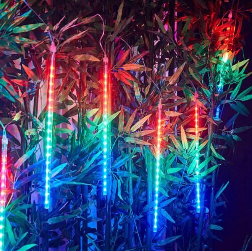 Christmas Lighting Outdoor LED Tree Light Meteor Shower Lamp Patch Lighting Project Bar Courtyard Decorative Light