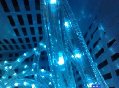 Blue Color 2 Wire LED Round Rope Light Christmas Light