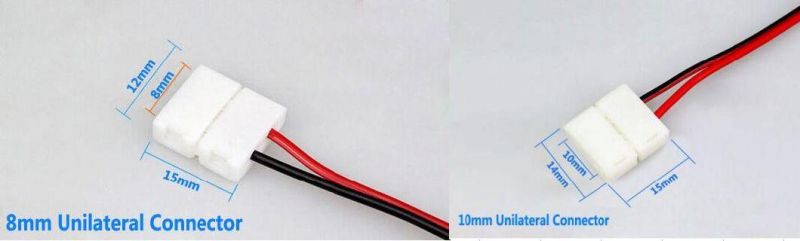 8mm/10mm Connector LED Strip for 5050/3528/ 2835 LED Strip