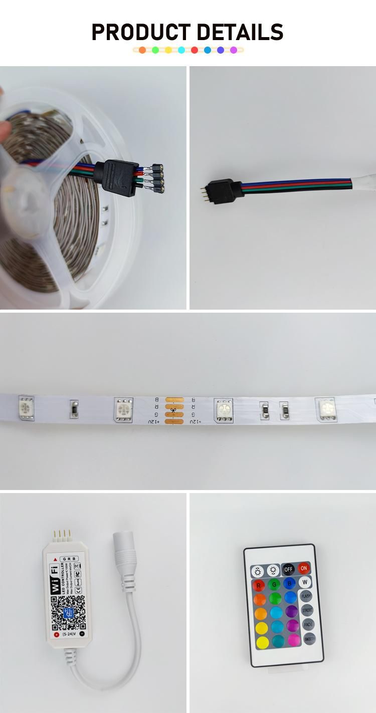 High Quality 5050 WiFi Smart Strip Light for Party Decoration