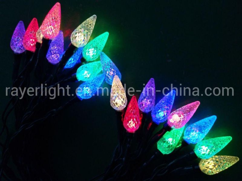 Holiday Outdoor Use Waterproof Decoration RGB C9 LED String Light