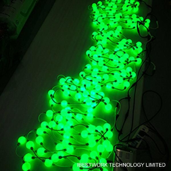 DMX Programmable RGB Ball String Lights LED Balls Multicolorful Decoration LED Bulb