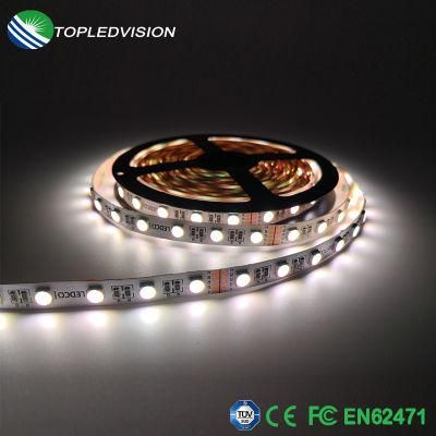 300LEDs 5m RGB+Cw Flexible LED Strip 19.2W/M for Decoration Lighting