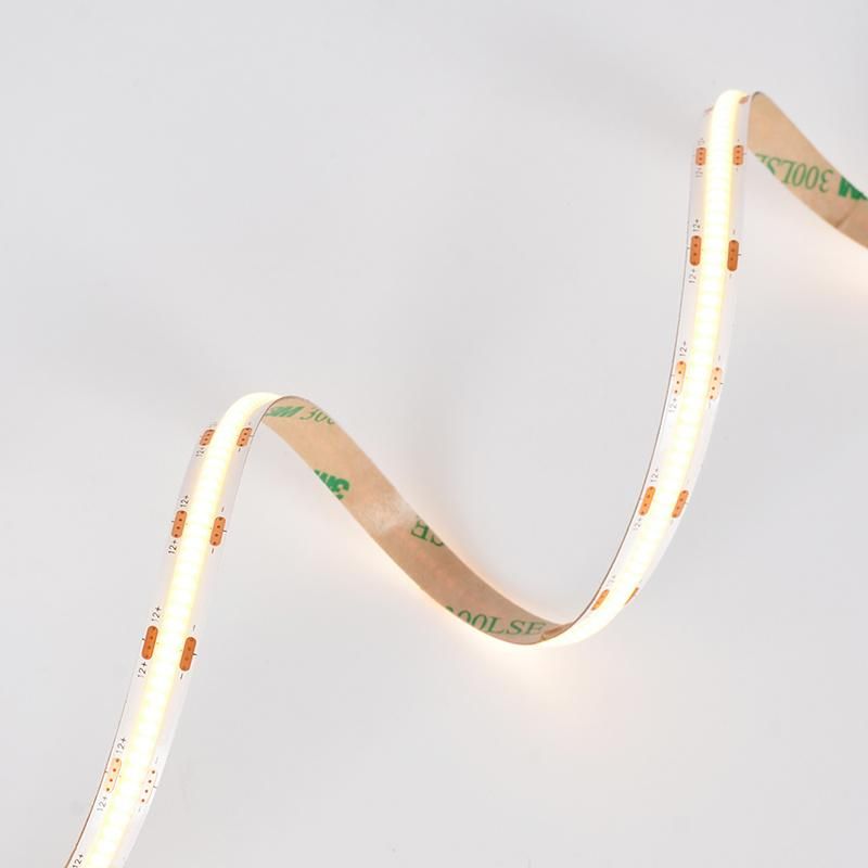 Super bright 10W DC12V 468LEDs/m Flexible White COB LED Strip Light