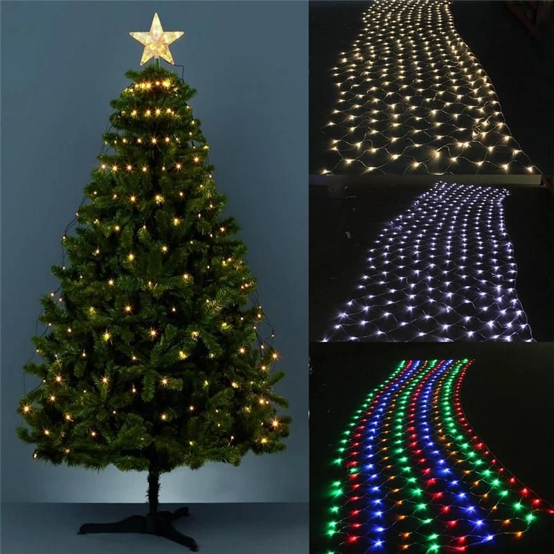 Spider Web Christmas Decoration LED Net Light