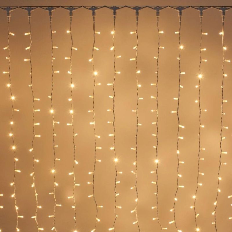High Quality OEM IP65 Waterproof 220V Wedding Decorative Project Decorations Christmas LED Curtain Light