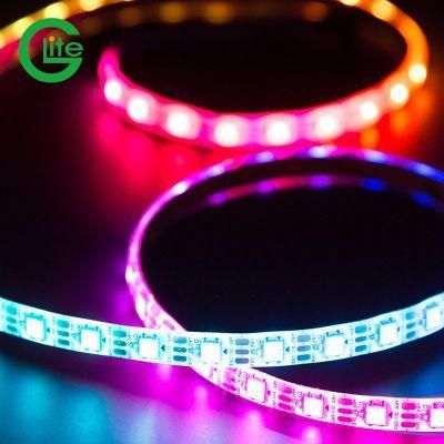 Ws2812b LED Strip Individually Digital Addressable Pixel RGB LED Strip 60LEDs/M