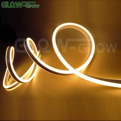 100m/Roll 120LEDs/M SMD2835 Warm White Double Side Flexible LED Neon Flex Strip for Home Bar Holiday Christmas Sign Decoration