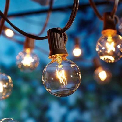 Outdoor Decoration Globe Vintage Bulbs Waterproof String Light Outdoor Garland Light