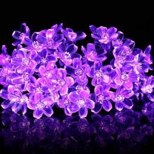 7 Meters 50 Lights Solar Cherry Light String LED Waterproof String Light