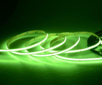 DC12V/24V 8W 10W COB Strip Light Green Color