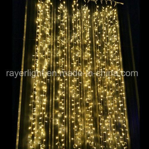 Customzied Outdoor Christmas Lights/Wedding Decoration LED Curtain Lights