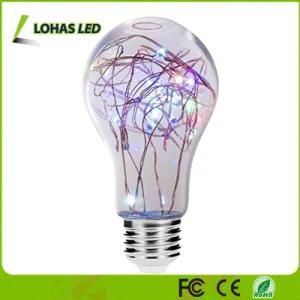 A19 E26 Decorative String Light Bulb 2W Multi-Color Flashing Bulb for Christmas Halloween Festival