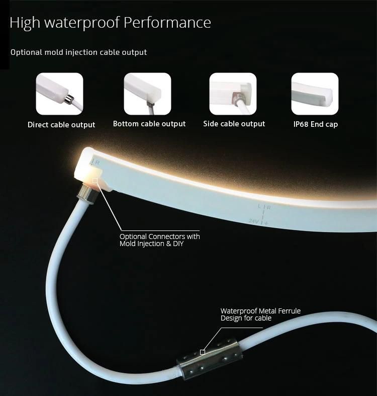 Under Water Ce RoHS Neon Heat Resistant LED Strip Light