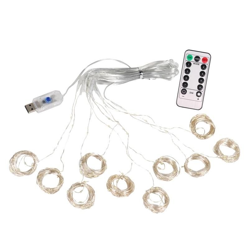 USB Festoon String Light Fairy Garland Curtain Light Christmas Light