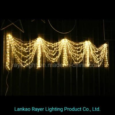 Outdoor LED Curtain Light Christmas Window Decoration