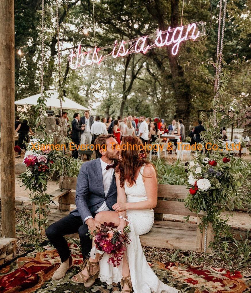 Romantic Flex LED Custom Made Neon Sign for Wedding Home Event Decor Backdrop or Gift /Wedding Neon Design