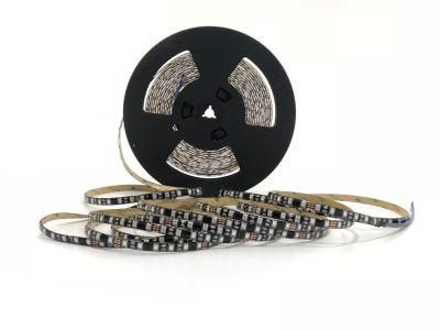 Black PCB DC12V RGB LED Flexible Strip Light for Decoration