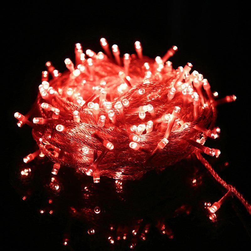 Waterproof Christmas Garden Lights Outdoor Decor Round Solar Power LED String Light