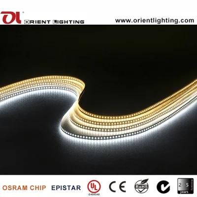 UL Ce SMD 3014120 LEDs/M 9.6W 3000K IP65 LED Strip Light