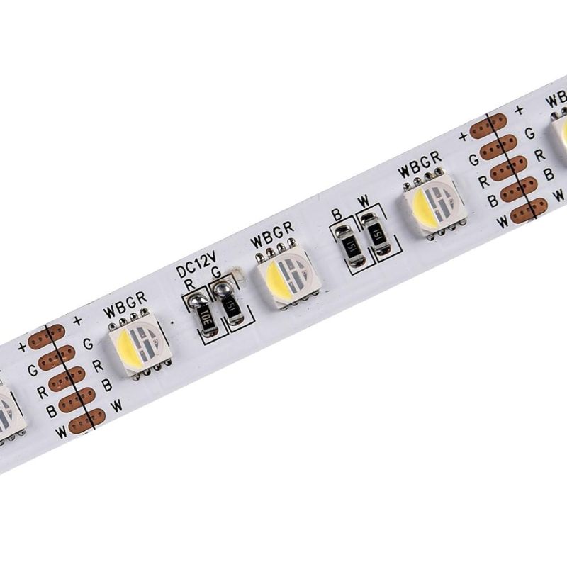 RGBW LED Strip 5050 12V Tape RGB+White/Warm White 4 in 1 Chip 60LEDs/M Flexible LED Light