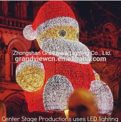 LED Santa Christmas Lights for Holidaydecor