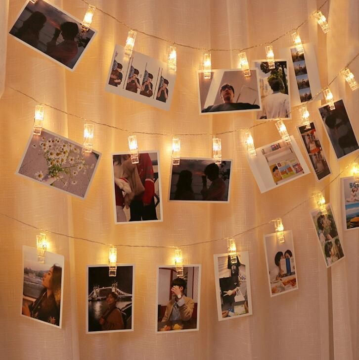 LED Creative Photo Clamping Lighting Strip