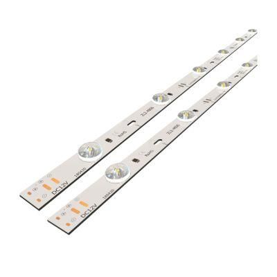 Custom Wholesale SMD2835 LED Aluminium Strip Diffuse LED Bar Lighting Backlight DC24V LED Ladder Light Strip